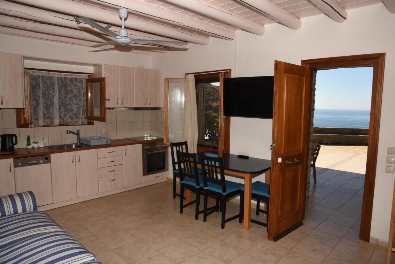 Andros Escape Condos Korthio Dış mekan fotoğraf