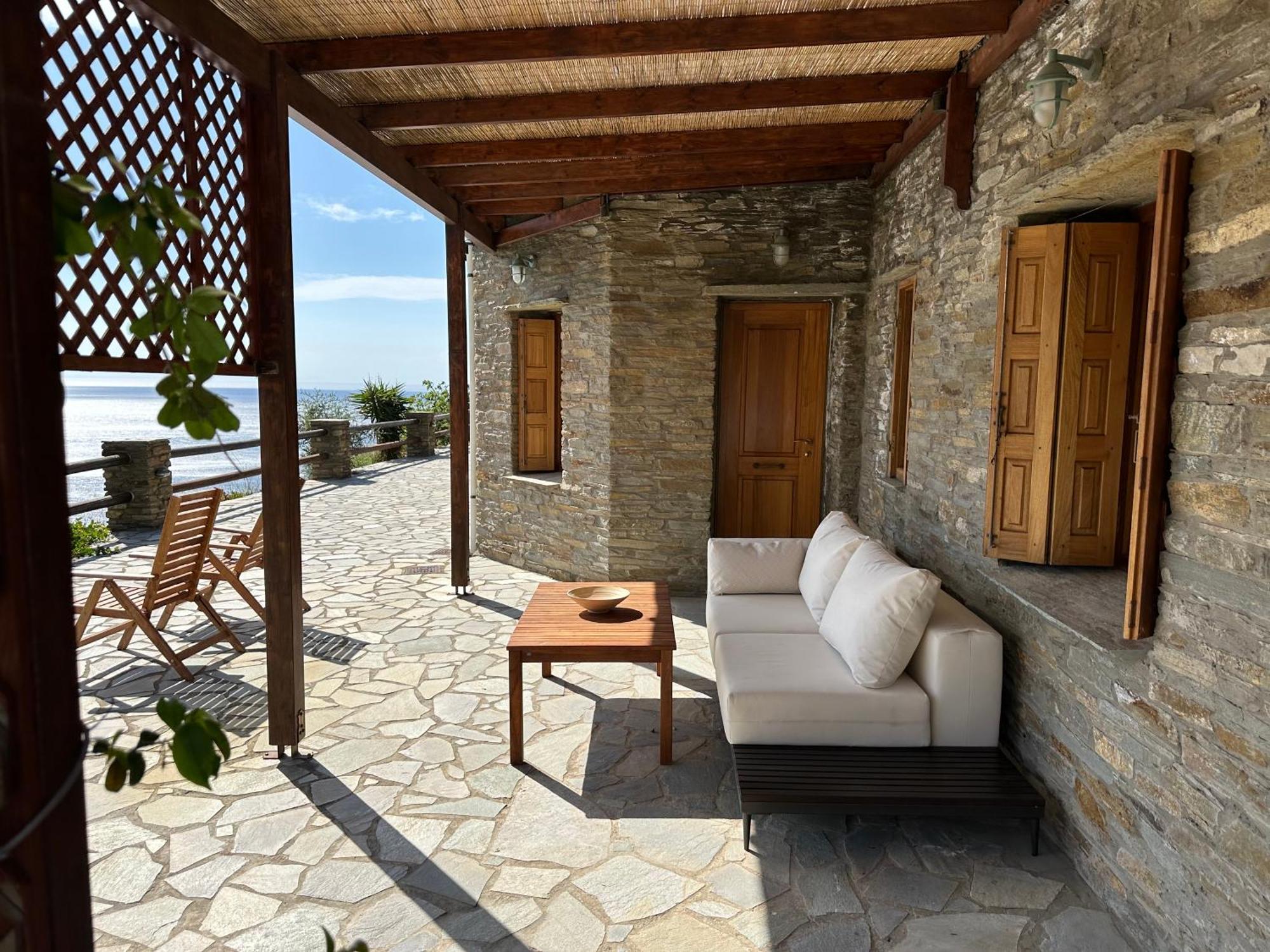 Andros Escape Condos Korthio Dış mekan fotoğraf